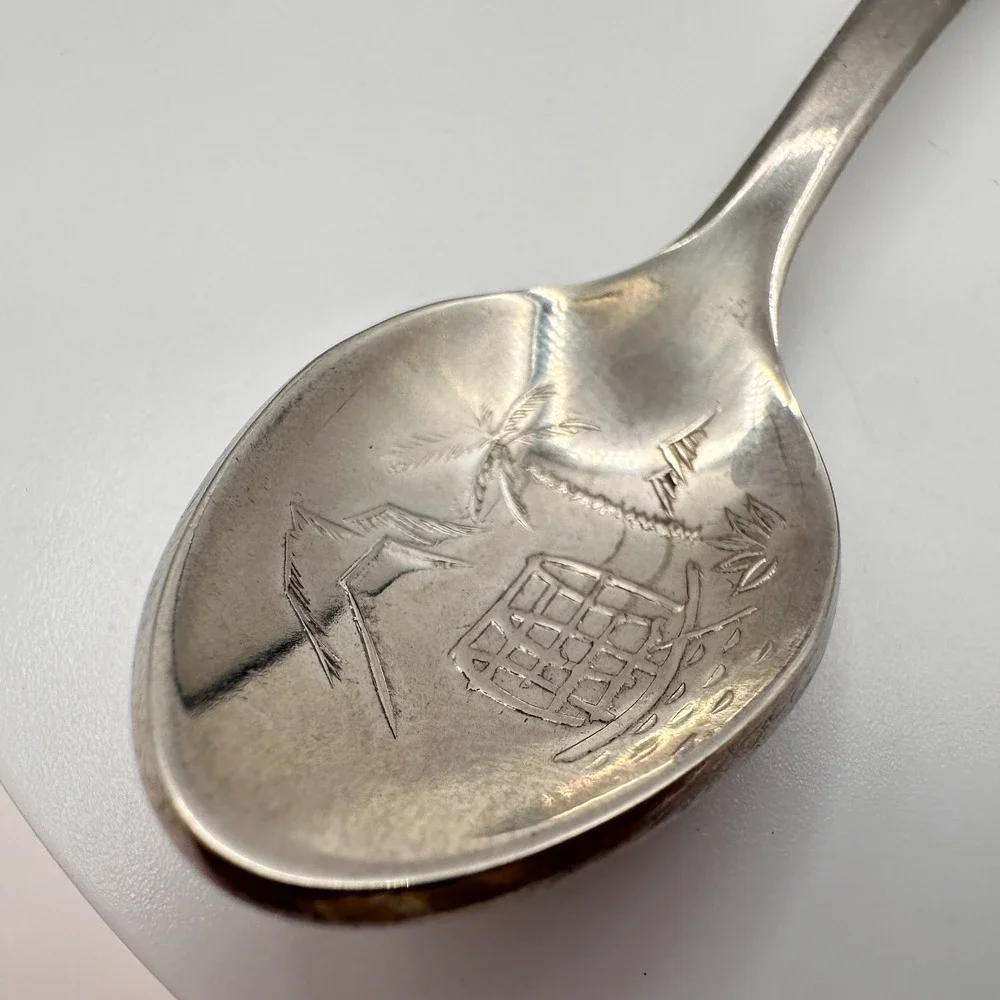 Vintage‎ 90s Rolex Bucherer Lugano Souvenir Spoon Silver Tone Collector